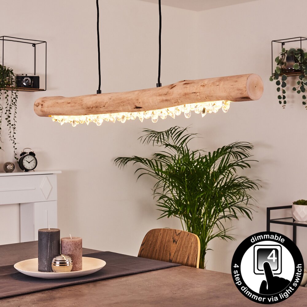Rodeche Pendelbelysning LED Brun, Svart, 1-ljuskällor main product photo