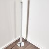 Flaut Golvlampa LED Krom, 1-ljuskällor, Fjärrkontroll, Färgväxlare