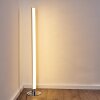 Flaut Golvlampa LED Krom, 1-ljuskällor, Fjärrkontroll, Färgväxlare