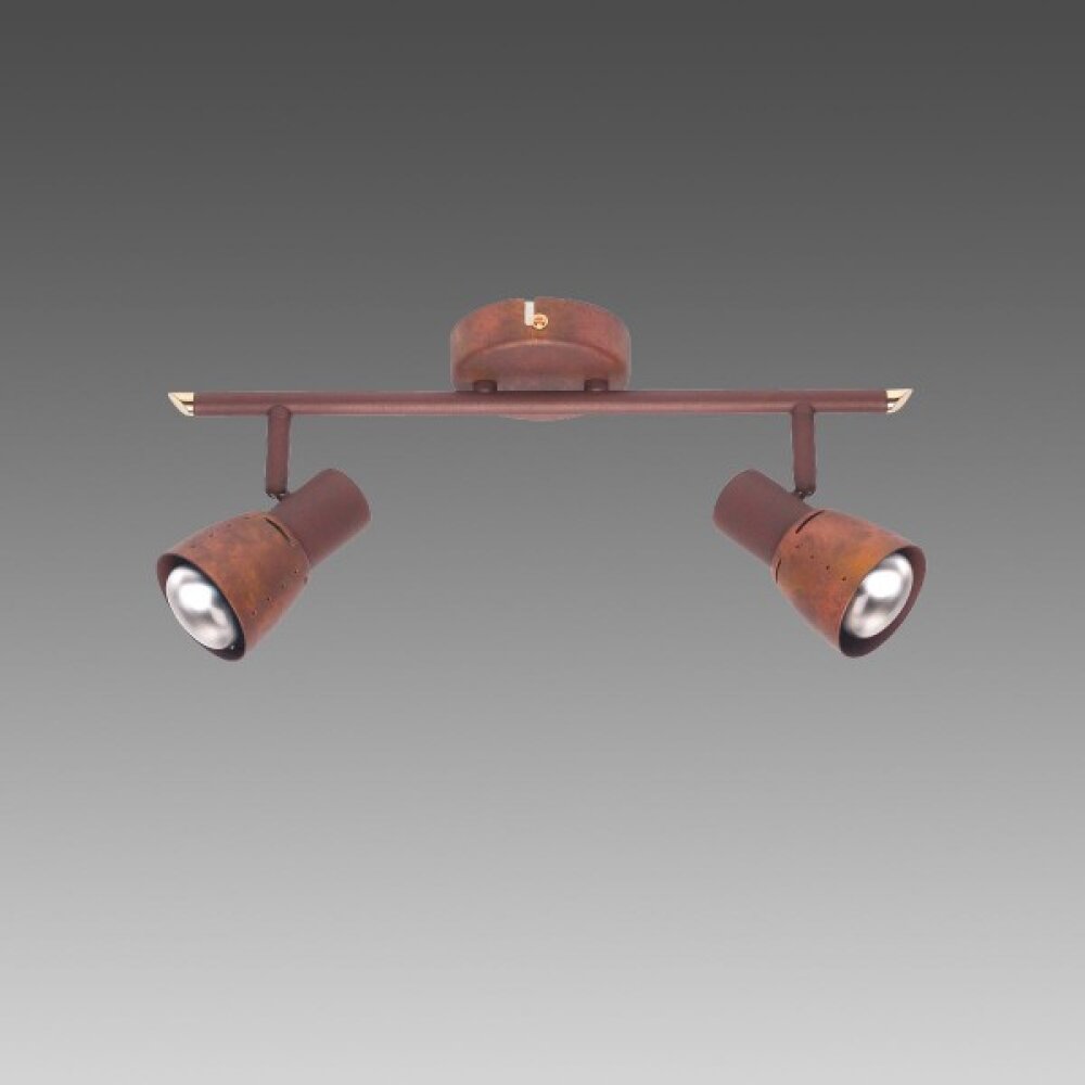 Brilliant Lampor Lava Taklampa, Takstrålkastare Kopparfärg, 2-ljuskällor main product photo