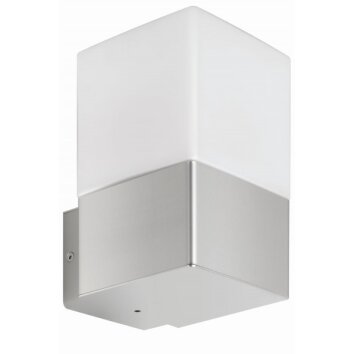 LCD Falkenstein vägglampa utomhus, Vägglampa Färg i rostfritt stål, 1-ljuskällor