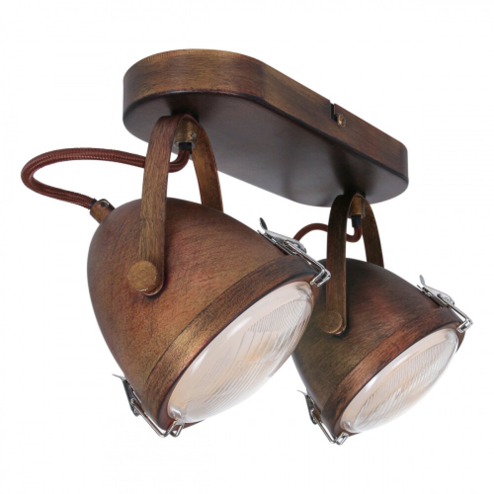 Steinhauer MEXLITE Taklampa, Takstrålkastare Brun, 2-ljuskällor main product photo