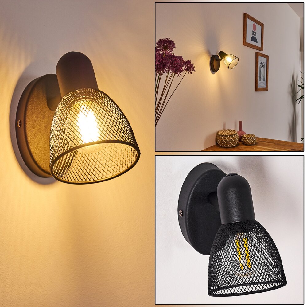 Malawi Vägglampa Svart, 1-ljuskällor main product photo