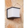 Lutec Lampor CUBE Vägglampa Antracit, 1-ljuskällor