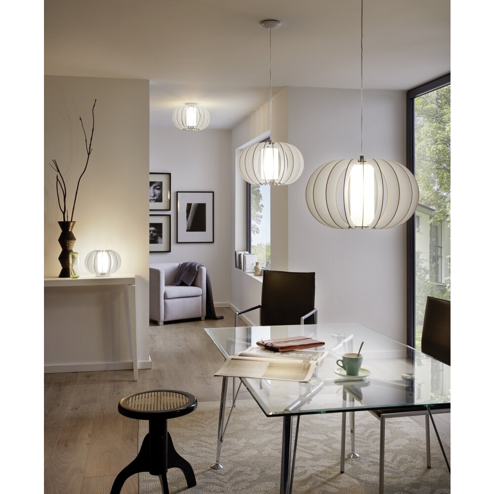 Eglo STELLATO Pendellampa Vit, 1-ljuskällor main product photo