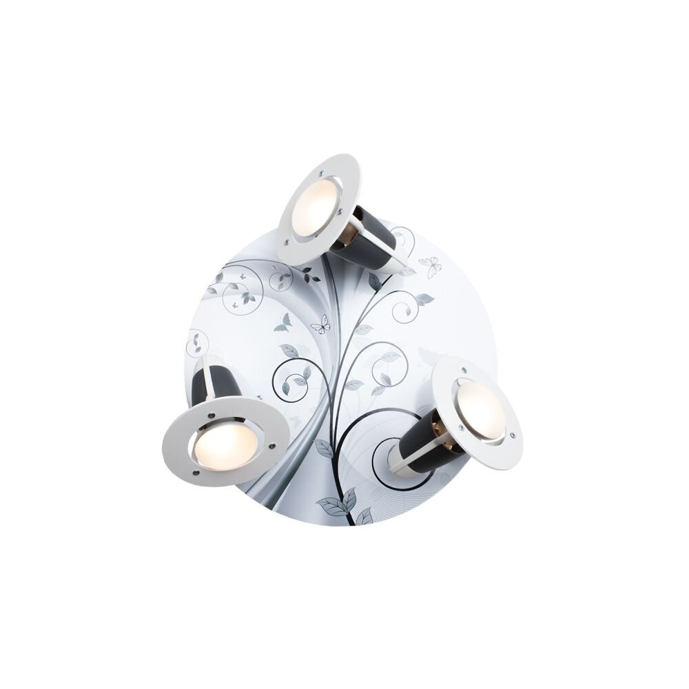 Elobra Barnbelysning PHANTASIE Taklampa, Takstrålkastare Silver, 3-ljuskällor main product photo