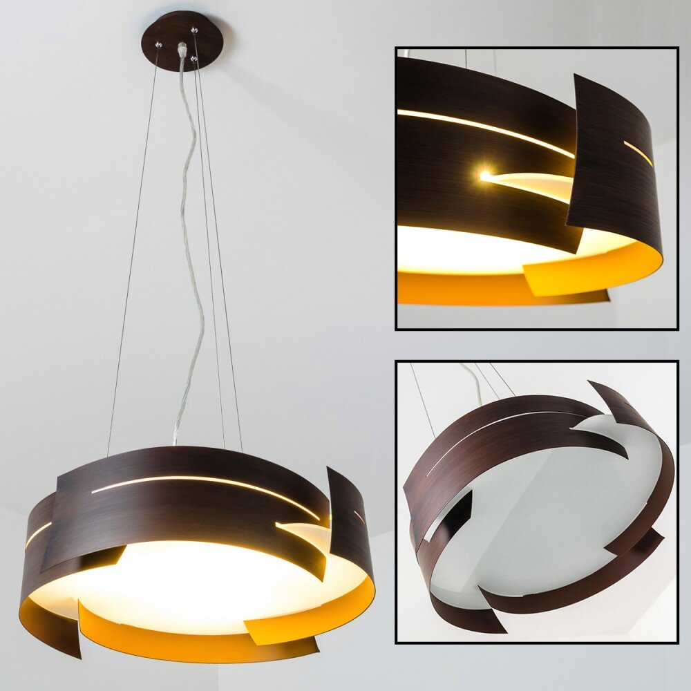 Novara Pendellampa, Pendelbelysning Brun, 3-ljuskällor main product photo