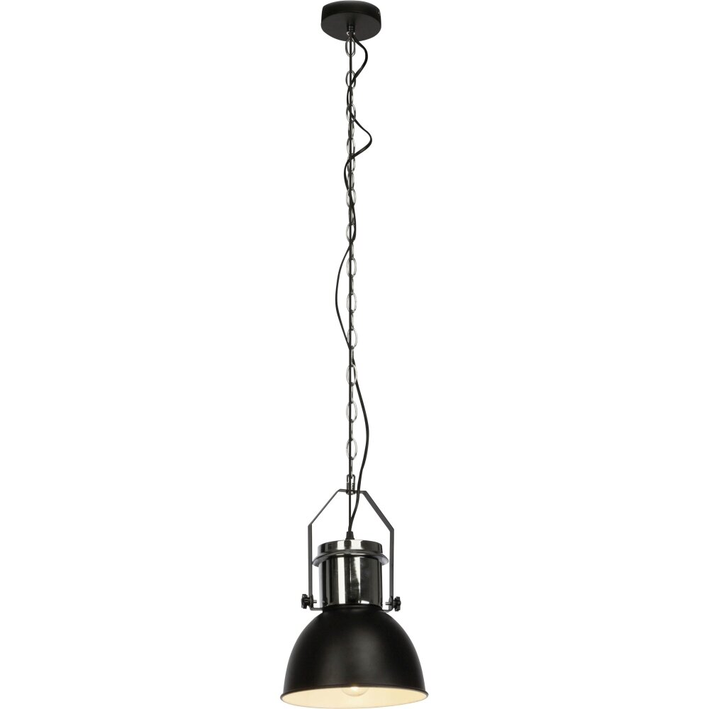 Brilliant Lampor Salford Pendelbelysning Krom, Svart, 1-ljuskällor main product photo