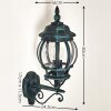Lentua Vägglampa Grön, Svart, 1-ljuskällor