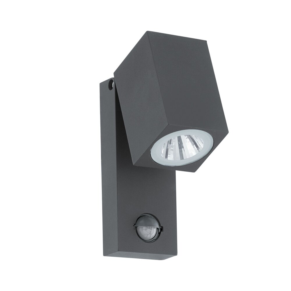 Eglo SAKEDA Vägglampa LED Antracit, 1-ljuskällor, Rörelsedetektor main product photo