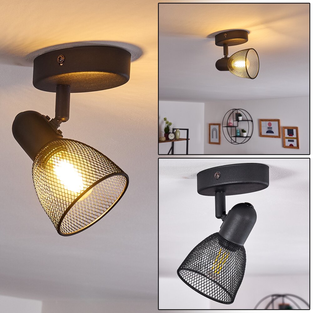 Malawi Taklampa, Takstrålkastare Svart, 1-ljuskällor main product photo