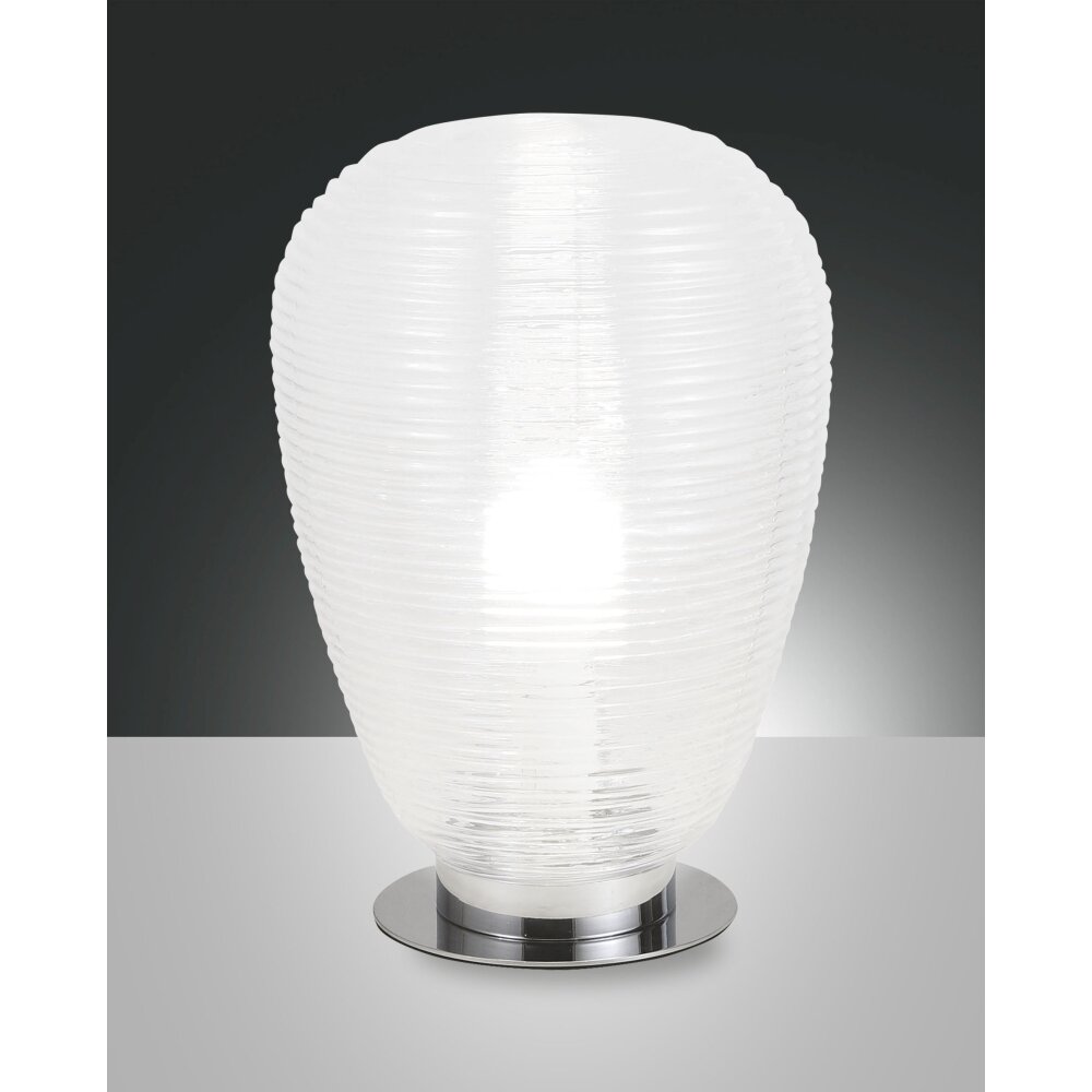 Fabas Luce Cora Bordslampa Krom, 1-ljuskällor main product photo