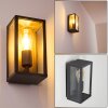 Kiwalik vägglampa utomhus, Vägglampa Svart, 1-ljuskällor