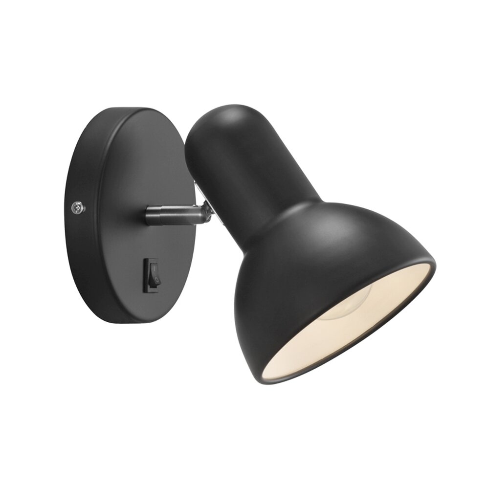 Nordlux TEXAS Vägglampa Svart, 1-ljuskällor main product photo
