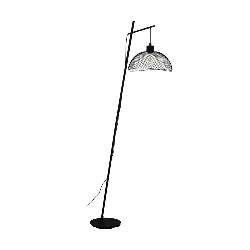 Eglo Lampor POMPEYA Golvlampa Svart, 1-ljuskällor main product photo