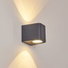 Maputo vägglampa utomhus LED Antracit, 2-ljuskällor