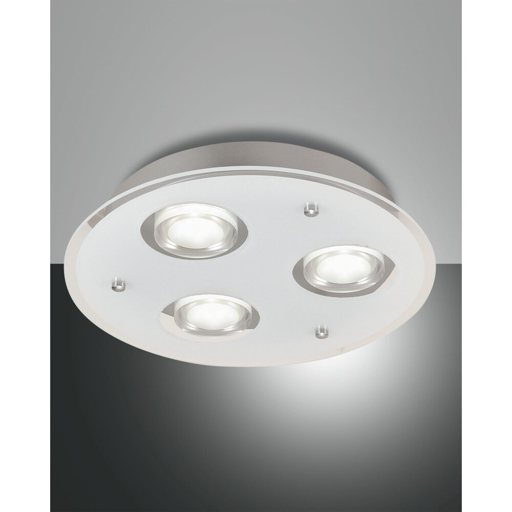 Fabas Luce Bali Taklampa LED Silver, 3-ljuskällor main product photo