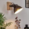 Svanfolk Vägglampa Brun, Svart, Vit, 1-ljuskällor
