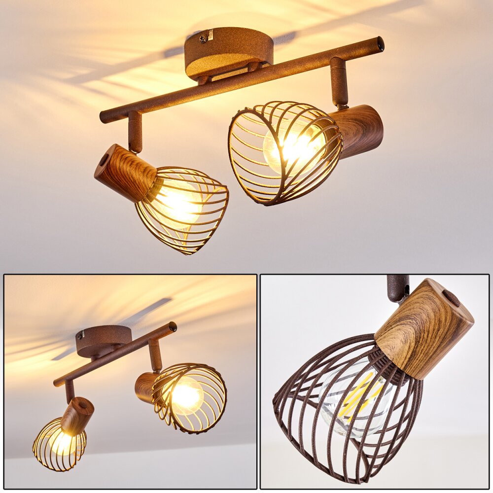 Arjen Taklampa, Takstrålkastare Rostfärger, 2-ljuskällor main product photo