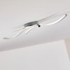Nendaz Taklampa LED Nickel matt, 2-ljuskällor