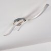 Nendaz Taklampa LED Nickel matt, 2-ljuskällor