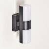 Baulund vägglampa utomhus, Vägglampa LED Antracit, 1-ljuskällor