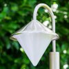 Kasan Golvlampa Rostfritt stål, Vit, 1-ljuskällor