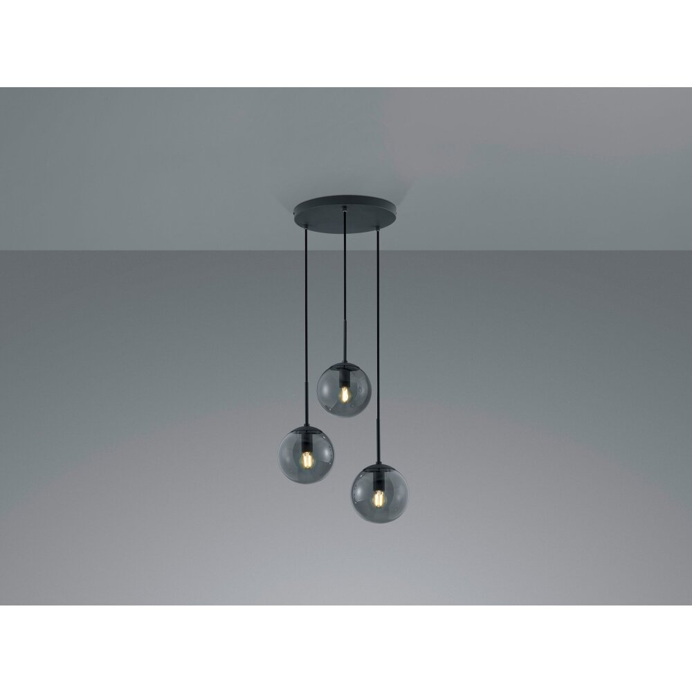 Trio Lampor Balini Pendelbelysning LED Antracit, 3-ljuskällor main product photo