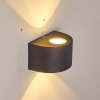 Windhoek vägglampa utomhus LED, 2-ljuskällor