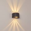 Windhoek vägglampa utomhus LED, 2-ljuskällor