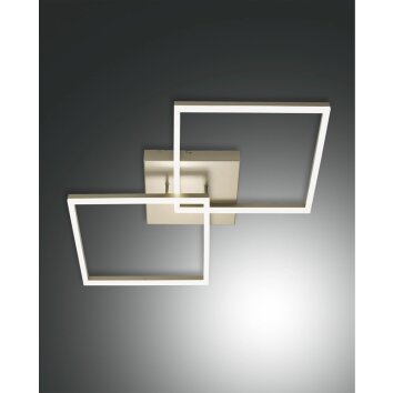 Fabas Luce Bard Taklampa LED Guld, 1-ljuskällor Fabas Luce Bard Taklampa LED Guld, 1-ljuskällor