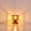 Haervej Bordslampa Trä ljus, Rostfärger, 1-ljuskällor