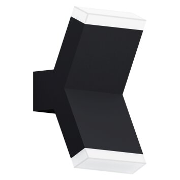 Eglo Lampor CANTZO vägglampa utomhus, Vägglampa LED Antracit, 2-ljuskällor