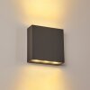 Tinglev vägglampa utomhus, Up & Down Lampa, Vägglampa LED Antracit, 1-ljuskällor