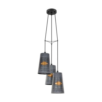 Eglo HONEYBOURNE Pendellampa Svart, 3-ljuskällor