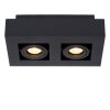 Lucide XIRAX Taklampa, Takstrålkastare, Downlight LED Svart, 2-ljuskällor