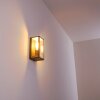 Hakkas vägglampa utomhus Brun, 1-ljuskällor