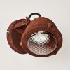 Glostrup Vägglampa, Väggspotlight Rostfärger, 1-ljuskällor