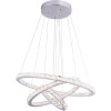 Globo MARILYN Pendellampa Krom, Kristall optik, 1-ljuskällor, Fjärrkontroll