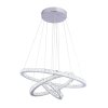 Globo MARILYN Pendellampa Krom, Kristall optik, 1-ljuskällor, Fjärrkontroll