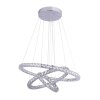 Globo MARILYN Pendellampa Krom, Kristall optik, 1-ljuskällor, Fjärrkontroll