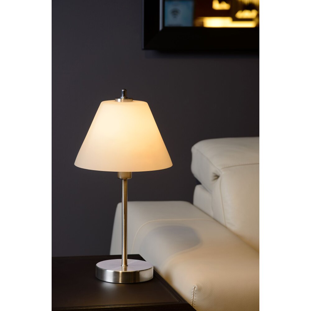 Lucide TOUCH Bordslampa Nickel matt, 1-ljuskällor main product photo