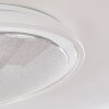 Rufi Taklampa LED Vit, 1-ljuskällor, Fjärrkontroll