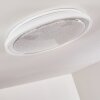 Rufi Taklampa LED Vit, 1-ljuskällor, Fjärrkontroll