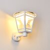 Siera vägglampa utomhus, Vägglampa Vit, 1-ljuskällor