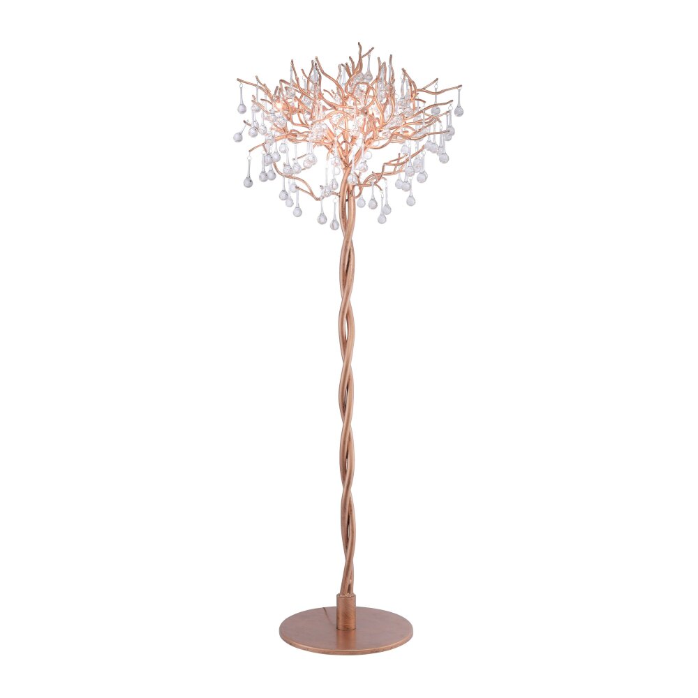Paul Neuhaus ICICLE Golvlampa Mässing, 5-ljuskällor main product photo