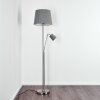 Gunstock Golvlampa, Läslampa Nickel matt, 2-ljuskällor