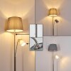 Gunstock Golvlampa, Läslampa Nickel matt, 2-ljuskällor