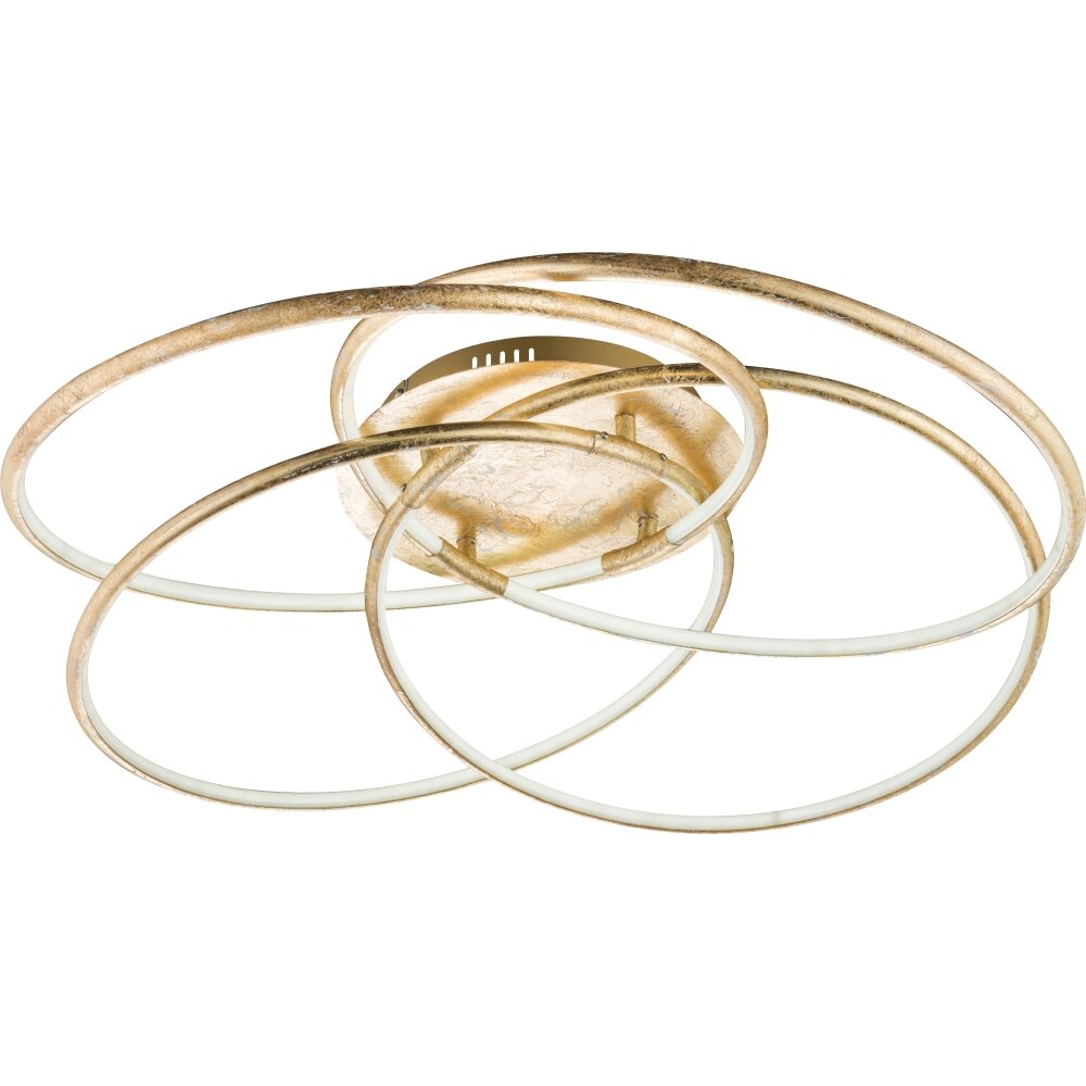 Globo BARNA Taklampa LED Guld, 1-ljuskällor, Fjärrkontroll main product photo