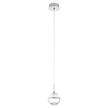 Eglo Eglo Pendelbelysning LED Krom, Kristall optik, 1-ljuskällor